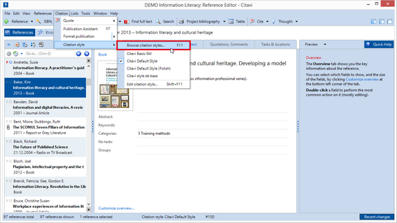 how to do endnotes in word cse